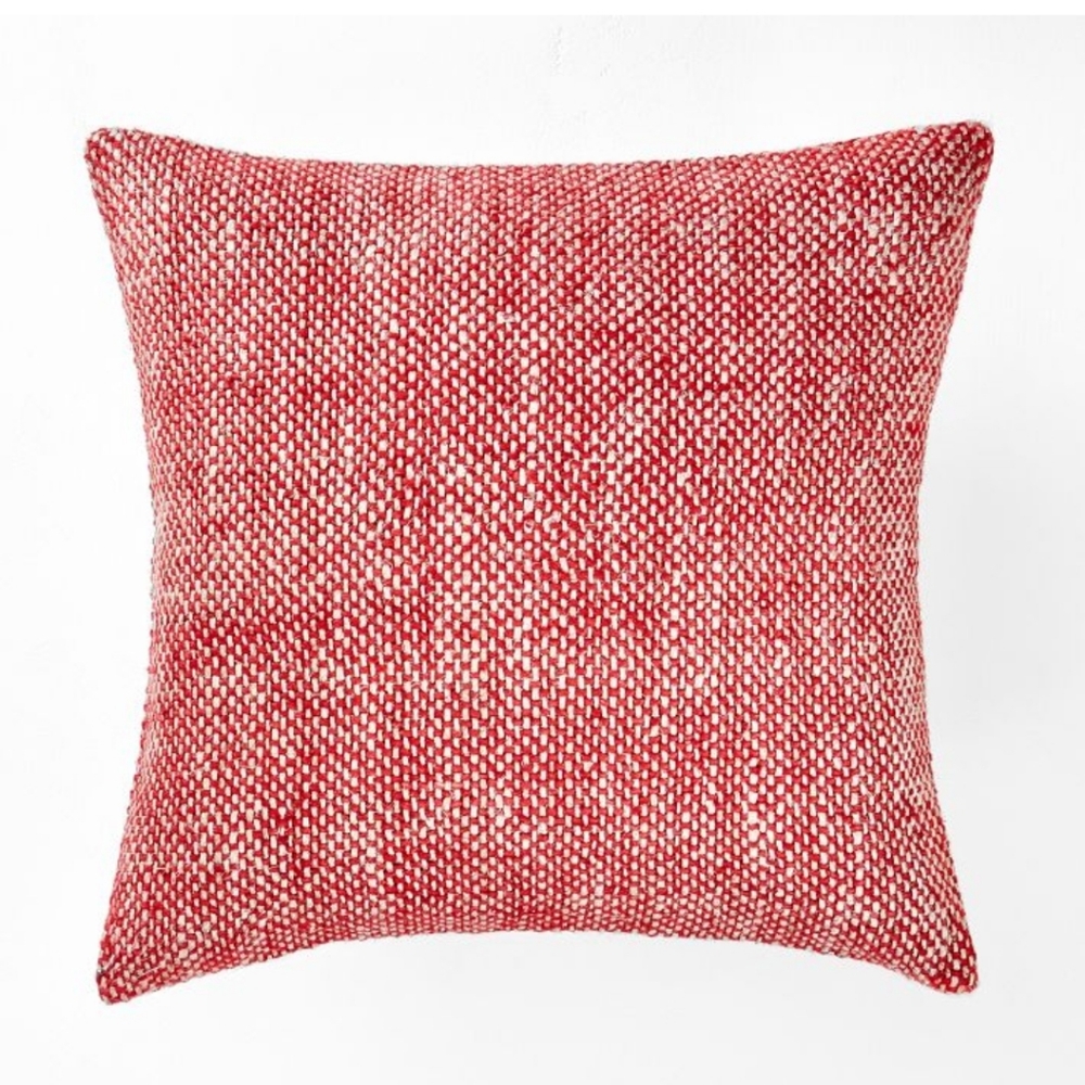 West Elm Two-Tone Chunky Linen Pillow Cover